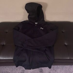 Under Armour Midnight Black Full-Zip Hoodie